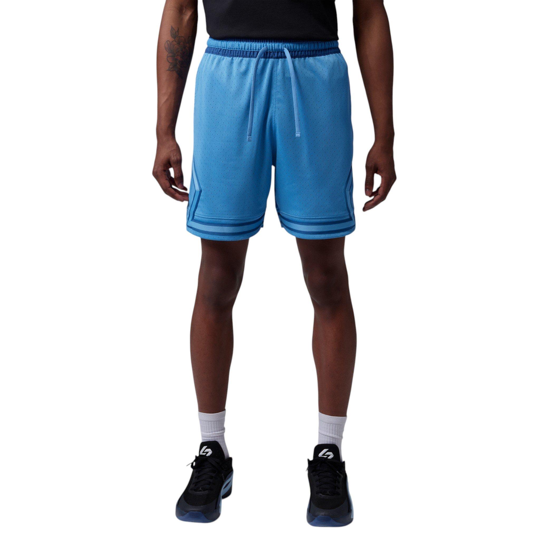 Jordan Men's Sport Dri-FIT Mesh Diamond Shorts - Blue Beyond/True Blue/True Blue - BLUE/BLUE/BLUE